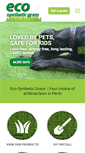 Mobile Screenshot of ecosyntheticgrass.com.au